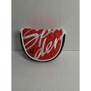 TaylorMade‎ Spider Mallet Putter Head Cover Red Black Golf Club Headcover